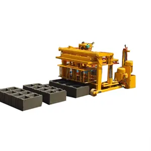 QT40-3A小型液压移动式混凝土砌砖机移动砌块生产机械