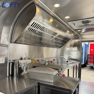 Remolque y equipo móvil de comida de China para restaurantes de aperitivos y establecimientos de cerveza con refrigerador incorporado - Product Image 2