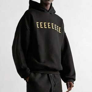 Felpa con Cappuccio da Uomo 350gsm 450gsm 480gsm 500gsm Personalizzabile Ecologica Riciclata in Spugna Francese 100% Cotone GOD - Product Image 5