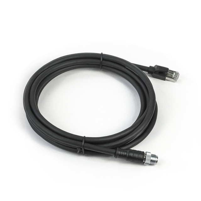 Factory OEM CAT5E M12 Industrial Ethernet Cable SFTP RJ45 Connector X Code 8Pin PVC Jacket 26AWG Drag Chain