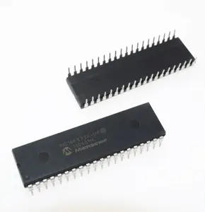 Stok pic 16f877 PIC16F877A-I/P chips pengontrol mikro 16F877A DIP40 sirkuit terintegrasi Enhanced Flash chip IC asli baru