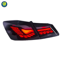 Feux arrière YU GUANG pour Honda Accord 9e génération 2014-2015, clignotants améliorés, lentilles transparentes pour feux arrière Accord 9e génération