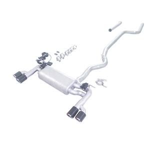 Convient pour BMW 420i 425i <span class=keywords><strong>430i</strong></span> 2.0T F32 <span class=keywords><strong>F33</strong></span> F36 2015, échappement performant en acier inoxydable avec valve électronique et embout arrière MP. - Product Image 4