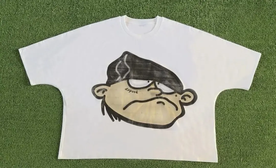 Модная брендовая футболка из чистого хлопка с небольшим вырезом на плечах, супертяжелая футболка в стиле хип-хоп, Мужская короткая широкая футболка 300 г/см