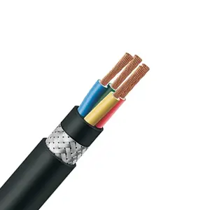 HUADONG Direct Sell KVVP Sheathed Copper Wire Braiding Screened Clutch Control Cable For Laying Indoors