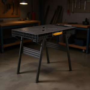 Banc de travail pliable FATMAX EXPRESS 36 po x 24 po avec étagère de rangement et poignée de transport pour usage en atelier - Product Image 3