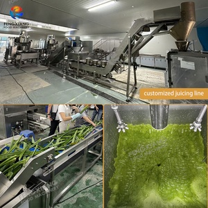 Wheatgrass Pandan Leaf Juice Processing Line Leaf Washing Cutting <b>Juicing</b> Cooking <b>Machine</b> - Product Image 6