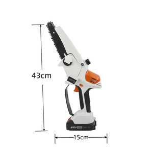 Scie à chaîne portative sans fil de 6 pouces, 20 pouces, 21 volts, mini batterie au lithium pour usage industriel et bricolage, OEM - Product Image 5