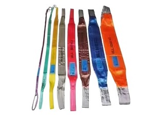 Sangles de levage en textile haute résistance, haute température, haute visibilité, de 1 <span class=keywords><strong>à</strong></span> 10 tonnes, pour grue - Product Image 6