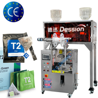Machine d'emballage de fabrication automatique de sachet de thé à tremper Machine d'emballage de sachet de thé à base de plantes pyramidales en nylon triangulaire