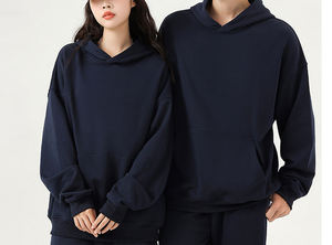 Sweat-shirts en molleton français 100% coton, poids lourd 400 g/m², broderie 3D personnalisée, écologiques, respirants, vente en gros - Product Image 3