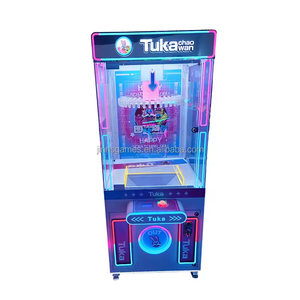 Máquina de Juego Arcade de Gancho con Monedas <span class=keywords><strong>Tuka</strong></span> de Fábrica, con Luz LED de Neón, para Parques de Atracciones y Centros de Juego - Product Image 2
