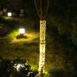 LED Solar Powered Colorful Strip Lights Outdoor Waterproof For Courtyard Balcony Garden Decoration - Product Image 3
