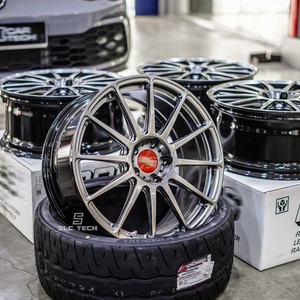 Jantes forgées noires multi-branches 18-24 pouces 5x114.3 pour <span class=keywords><strong>Mercedes</strong></span>-Benz C300 C43 <span class=keywords><strong>AMG</strong></span> C63 <span class=keywords><strong>AMG</strong></span> Audi A4 S4 RS5 5x112 - Product Image 3