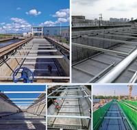 Système de récupération de boues et de mousse de surface à chaîne non métallique EP pour stations d'épuration, résistant à la corrosion