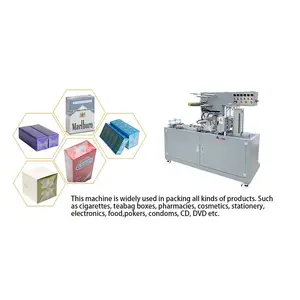 Automatic Film Overwrapping Packaging Cellophane Wrapping Machine For Packing Soap Chocolate Perfume Box