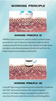 Nouvelle machine de remodelage corporel Vela Endermologie 2 en 1 V6 Pro Big 40k Cavit 360 degrés à pression négative et rouleau de massage sous vide