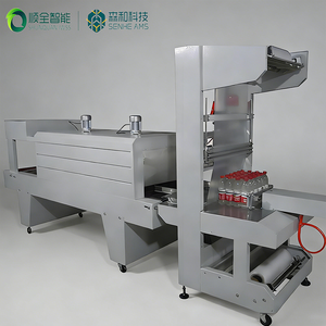 Máquina Envolvedora Termoencogible de PVC Dos en Uno Versátil para Botellas de Bebidas, Latas, Cajas y Aplicaciones Comerciales - Product Image 1