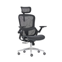 Chaise de bureau ergonomique de direction avec hauteur réglable, design moderne en plastique imperméable pour usage commercial en milieu hospitalier et scolaire