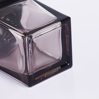 Haute qualité carré Transparent 50ml 100ml 150ml bouteille de diffuseur en verre pour l'aromathérapie parfum de roseau pour les soins de la peau air frais