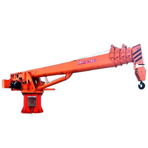 Grúa Marina para Muelle, Grúa Fija para Barcos, Grúa Giratoria de 360 Grados, Grúa Telescópica Hidráulica Pequeña - Product Image 5