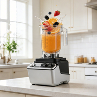 Blender commercial électrique insonorisé 2L 2200W, machine à smoothies, blender robuste pour la cuisine, blender commercial