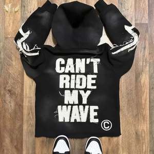 Sweat à capuche pour homme 500 g/m² en coton éponge français lavé à l'acide Streetwear Patchs brodés personnalisés Logo - Product Image 2