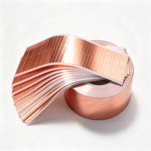 Cinta de Aluminio Conductiva Precortada con Adhesivo Acrílico y Papel Protector para Blindaje EMI y Reparación Electrónica - Product Image 5