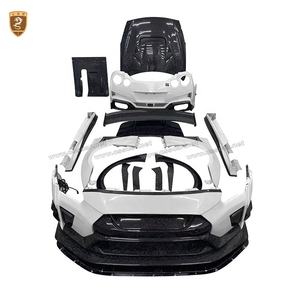 Vari คิ้วล้อรถยนต์รุ่น GTR,ชุดกันชนหน้า<span class=keywords><strong>คาร์บอน</strong></span>ไฟเบอร์แบบกว้าง<span class=keywords><strong>ส</strong></span>ำหรับ Nisan GTR 2019<span class=keywords><strong>ส</strong></span>ินค้าใหม่ปี R35 - Product Image 1
