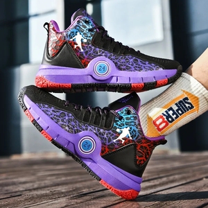 Vente Flash Chaussures de <span class=keywords><strong>Basket</strong></span> Montantes <span class=keywords><strong>Pas</strong></span> Chères Hommes Femmes Imprimées Baskets d'Extérieur à <span class=keywords><strong>Plateforme</strong></span> Chaussures de Sport Garçons - Product Image 6