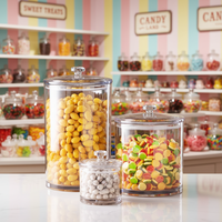Ecobox Nouveauté Contenant Alimentaire Hermétique en Acrylique Bac à Aliments en Vrac Bac à Bonbons