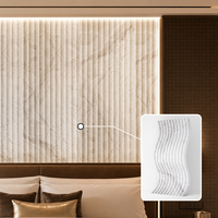 Revêtement mural extérieur en pierre souple MCM imperméable et ignifuge, panneau flexible en pierre MCM de 4-6 mm pour mur
