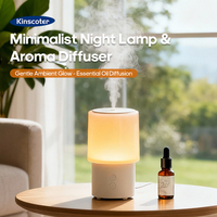 Diffuseur d'huiles essentielles le plus récent, lampe de nuit minimaliste, diffuseur d'arômes électrique portable, humidificateur d'air ultrasonique pour hôtel et maison