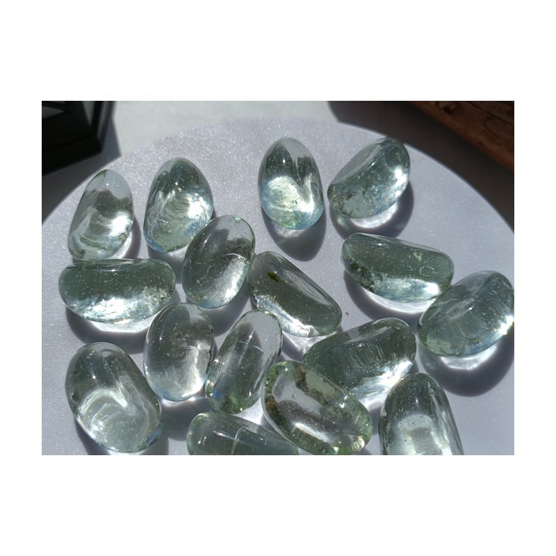 Hot Sale Solid Crystal Cashew Shape Fire Glass Marbles High Temperature Resistant for Industrial Medical Decoration Vase Filler