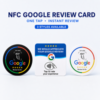 Anpassbare Programmierbare QR-Code Geschäfts-RFID-Karte NFC Google-Bewertungsaufkleber