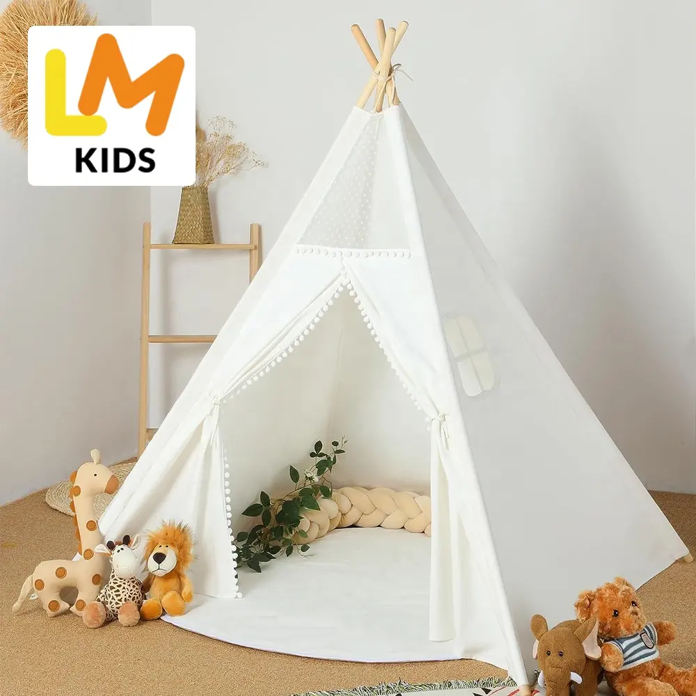 LM KIDS Indoor e Outdoor Brincar teepee-tent-for-party dobrável tenda infantil tenda tenda para crianças