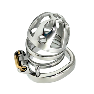 FRRK-33H spedizione rapida nuova in acciaio inox prugna blocco di castità maschio <span class=keywords><strong>CB</strong></span> cintura di castità in metallo gabbia per uccelli JJ gabbia - Product Image 2