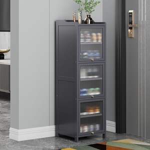 Zapatero multifuncional, estante de almacenamiento rectangular, tipo vertical, para dormitorios y habitaciones de alquiler, diseño que ahorra espacio - Product Image 3