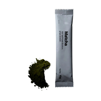 Petit sachet thermoscellé Matcha électrolyte poudre de supplément boisson en poudre Emballage en feuille d'aluminium personnalisé