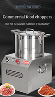 Produit de viande électrique 5L faisant la Machine équipement de cuisine entièrement en acier inoxydable Mutil fonction coupe-légumes Machine