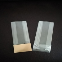Sac en Cellophane Transparent à Fond Carré Plat Type Boîte pour Bonbons, En-cas ou avec Carton