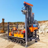 Machine de forage de puits pneumatique de 160 m, équipement de forage polyvalent pour le forage de puits
