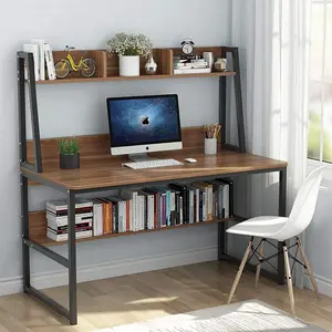 Estante de escritura de diseño multifuncional para el hogar, escritorio de ordenador de madera de tamaño estándar