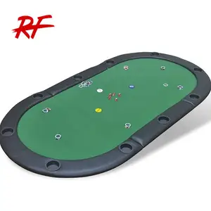 folding hold'em poker table top with carry Bag