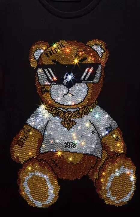 Rhinestone Hot Press Transfer Stickers, Designed for Custom Iron-on Application on T-shirts and Clothing  Hot-fix Heat Sheets