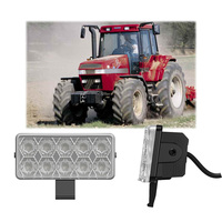 Lampe de travail LED à faisceau large ECE R10 18W, lampe de travail rectangulaire pour tracteur Case IH Maxxum 110