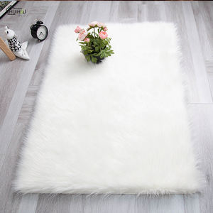 Tapis en <span class=keywords><strong>fausse</strong></span> <span class=keywords><strong>fourrure</strong></span> de mouton à la mode, nettoyage facile, pour salon - Product Image 6