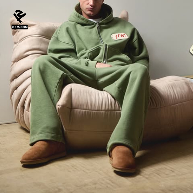 L230718 Custom Tracksuit for Men Fleece