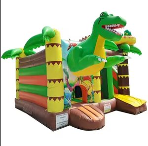 لعبة ديناصور تجارية قلعة نطاط قابلة للنفخ منزل ترتد صغير دينو للأطفال الصغار نطاط قلعة تأجير الحفلات - Product Image 1