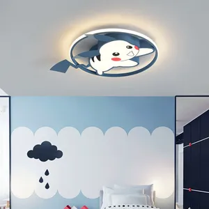 Cartoon <span class=keywords><strong>Pikachu</strong></span> plafoniera Led 39w a tre colori in continua oscuramento camera da letto studio scuola materna protezione occhi luce del soffitto - Product Image 5
